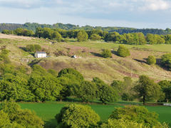 Llanhilleth Farm Colliery from across the valley, June 2009